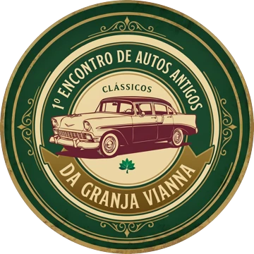 Selo do 1º Encontro de Autos Antigos Granja Vianna